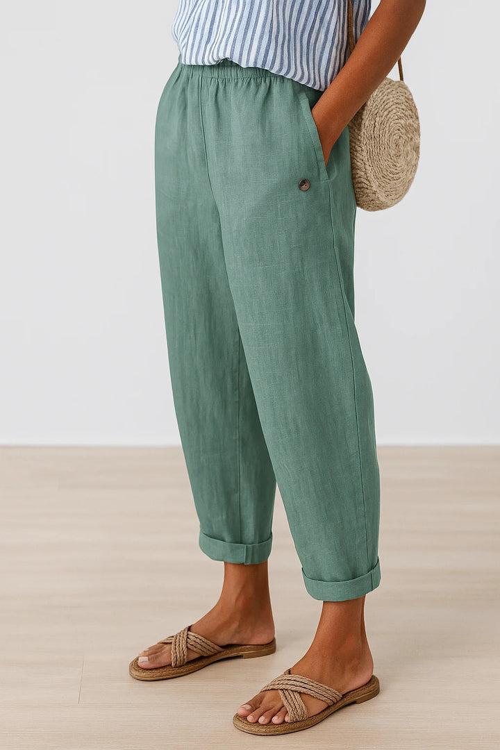 Noraya | Elegant Pants with Side Pockets