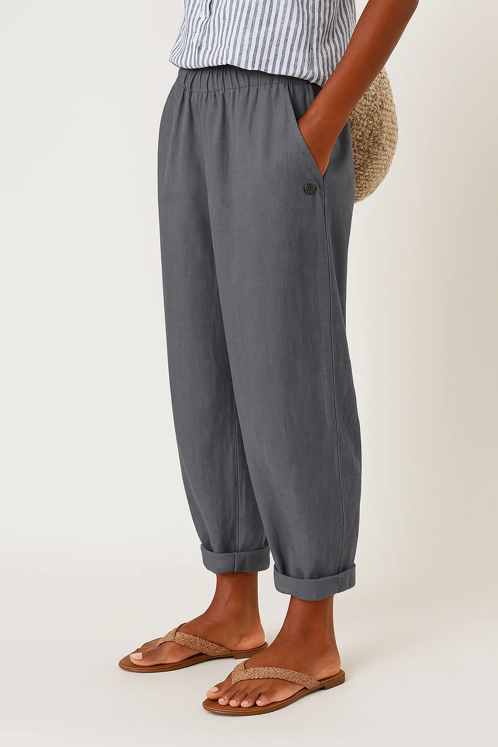 Noraya | Elegant Pants with Side Pockets
