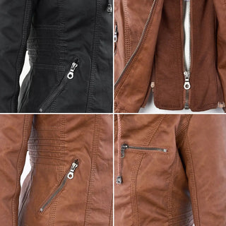 Félicie | Veste en cuir élégante
