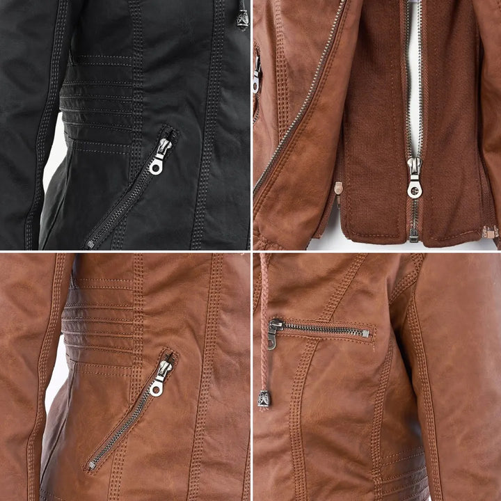 Félicie | Veste en cuir élégante