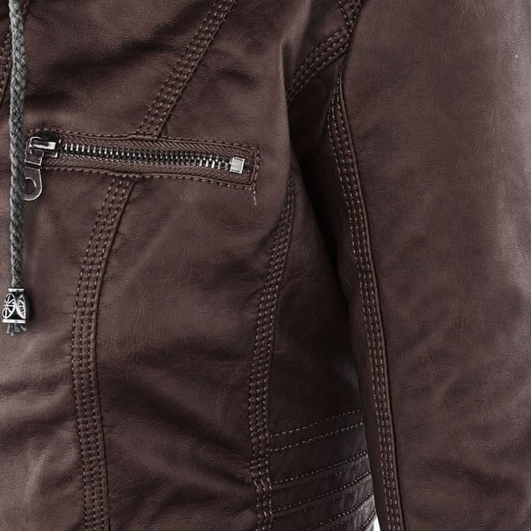 Félicie | Veste en cuir élégante