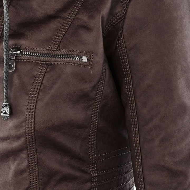 Félicie | Veste en cuir élégante