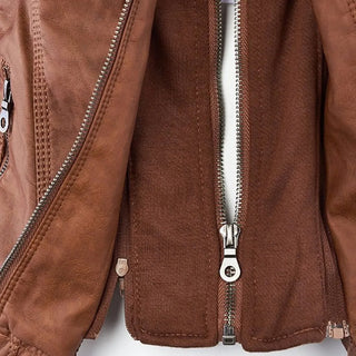 Félicie | Veste en cuir élégante