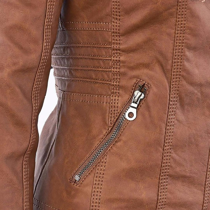 Félicie | Veste en cuir élégante