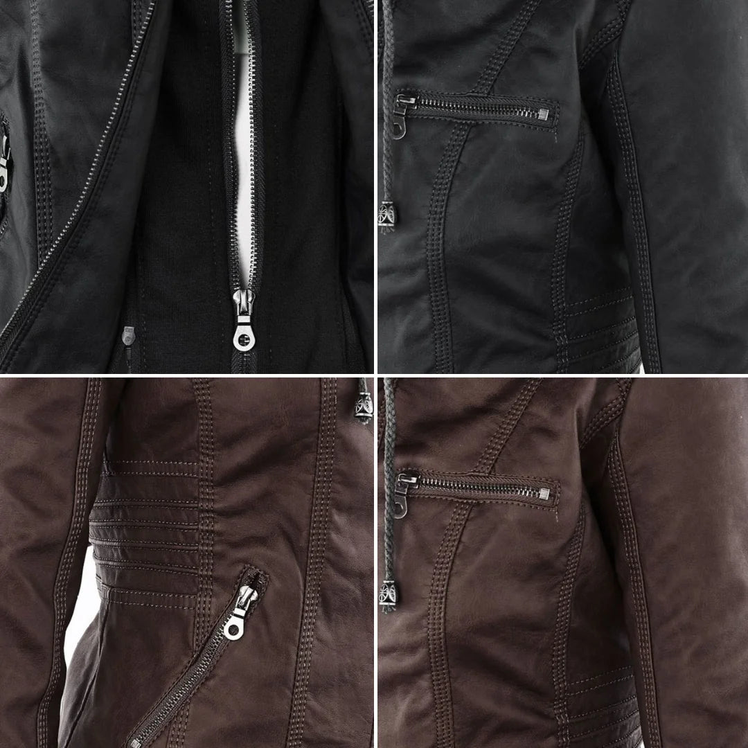 Félicie | Veste en cuir élégante