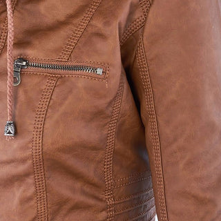 Félicie | Veste en cuir élégante