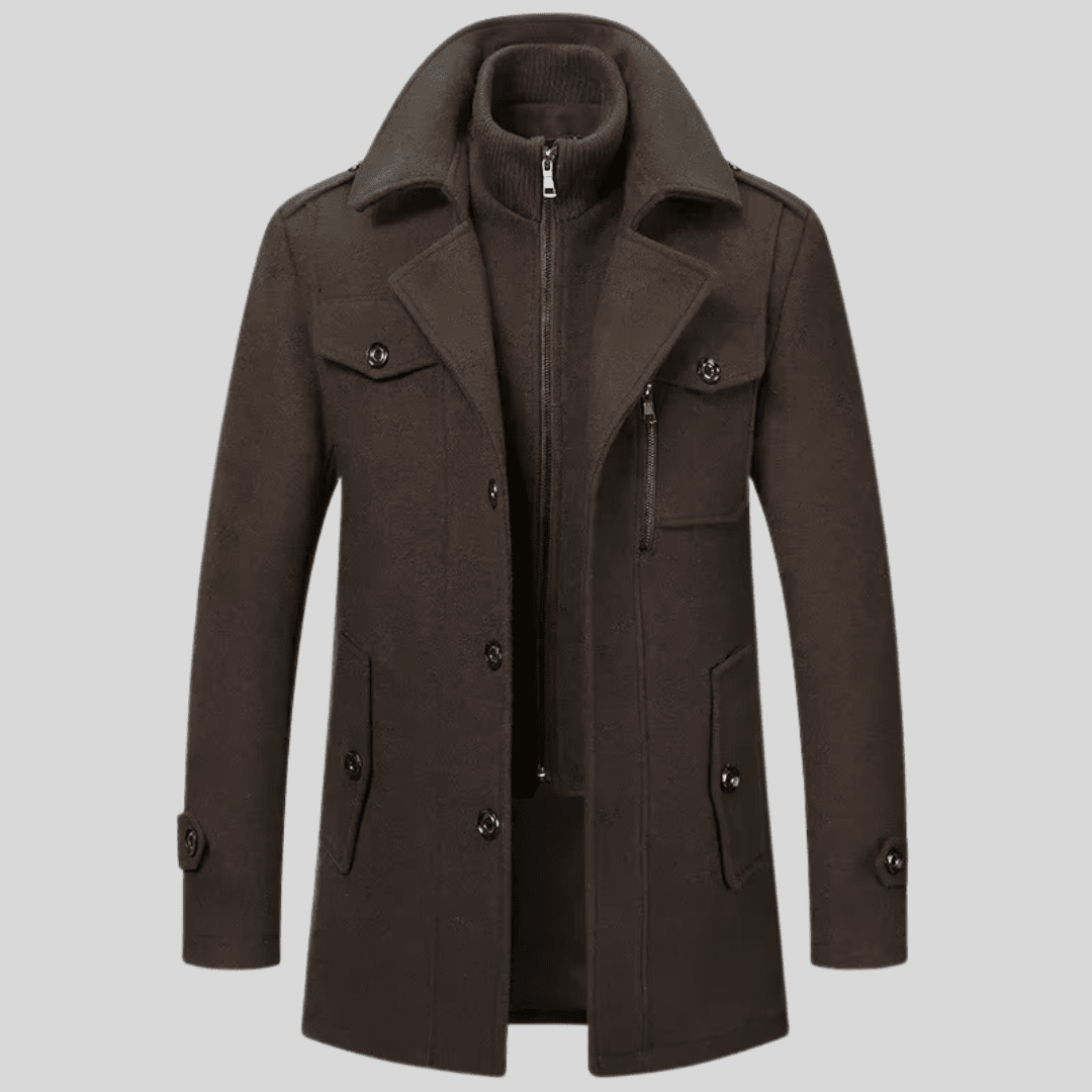 Klaus | Two-Piece Wool Coat