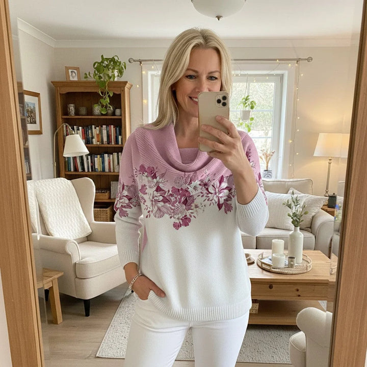 Norelle | Pull fleuri élégant
