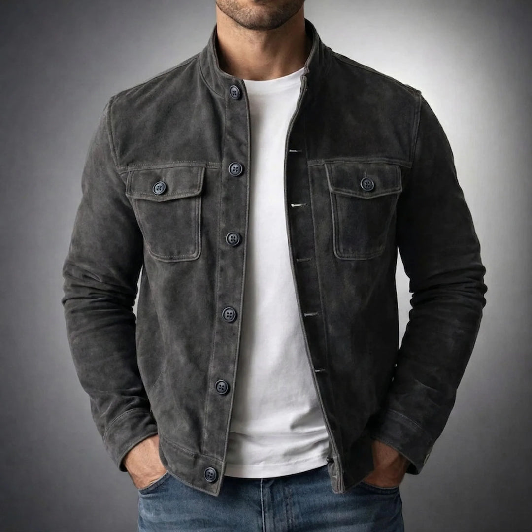 Armand | Veste-chemise effet daim homme