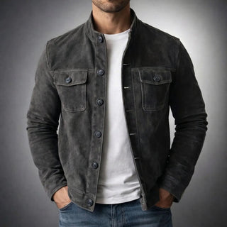 Armand | Veste-chemise effet daim homme