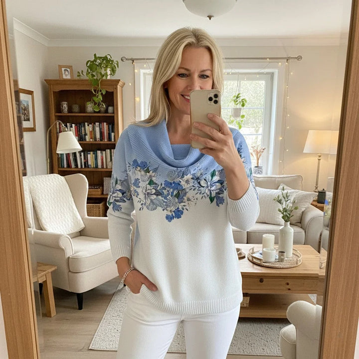 Norelle | Pull fleuri élégant