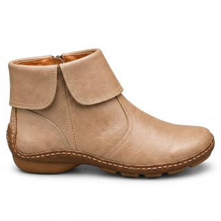 Odeline | Bottines à revers zippées