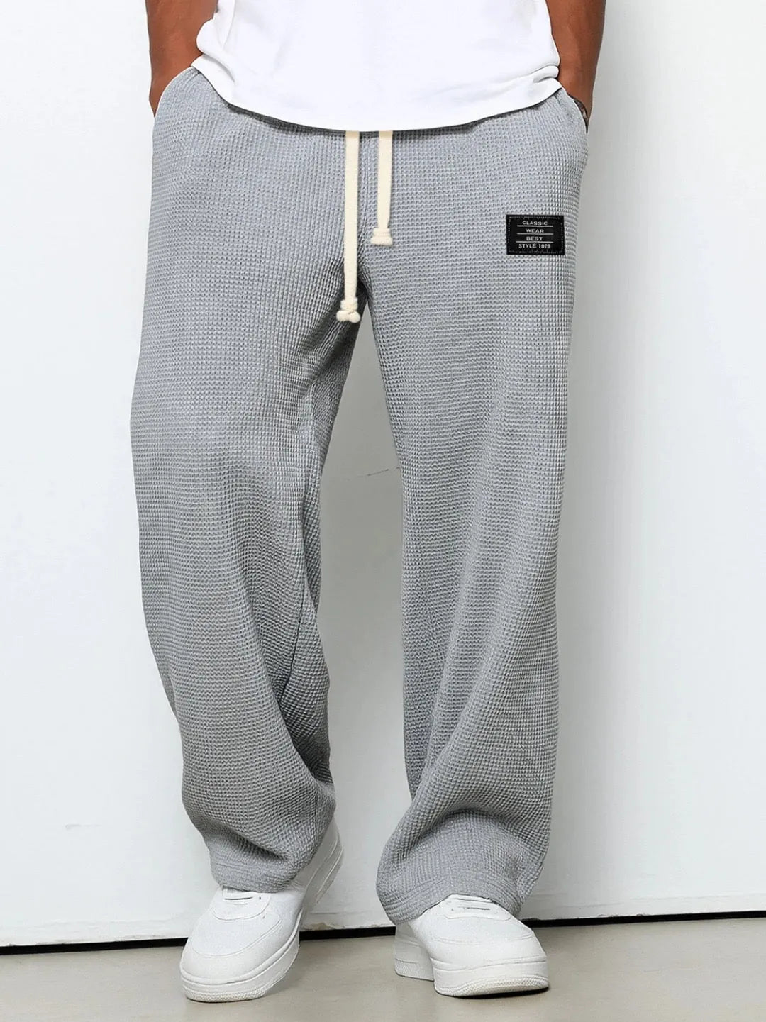 Damien | Pantalon large à taille réglable