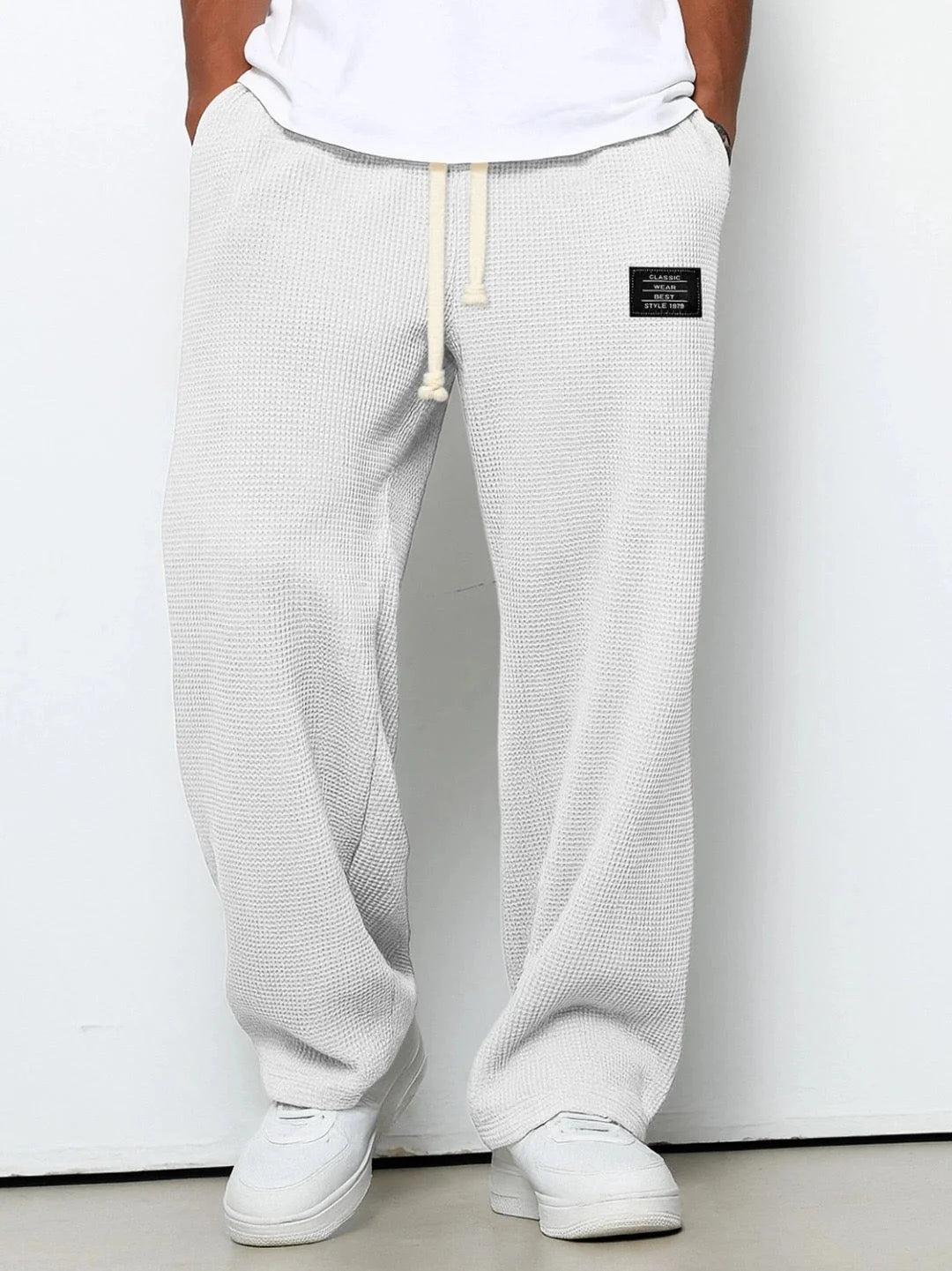 Damien | Pantalon large à taille réglable