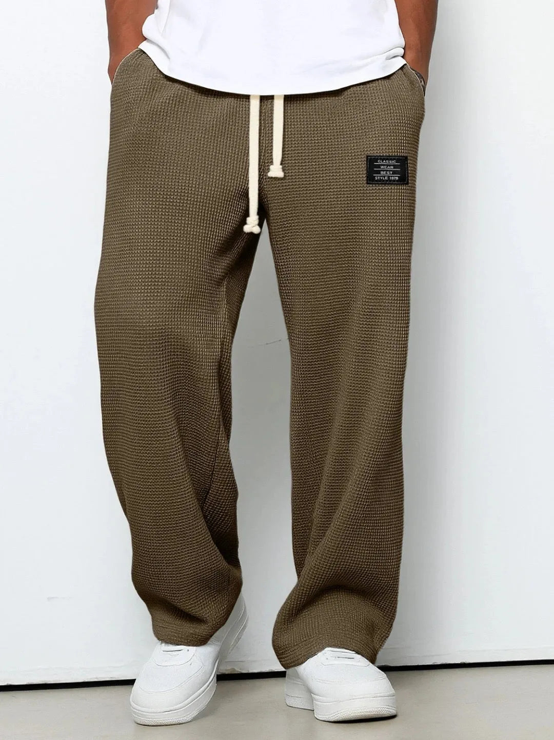Damien | Pantalon large à taille réglable