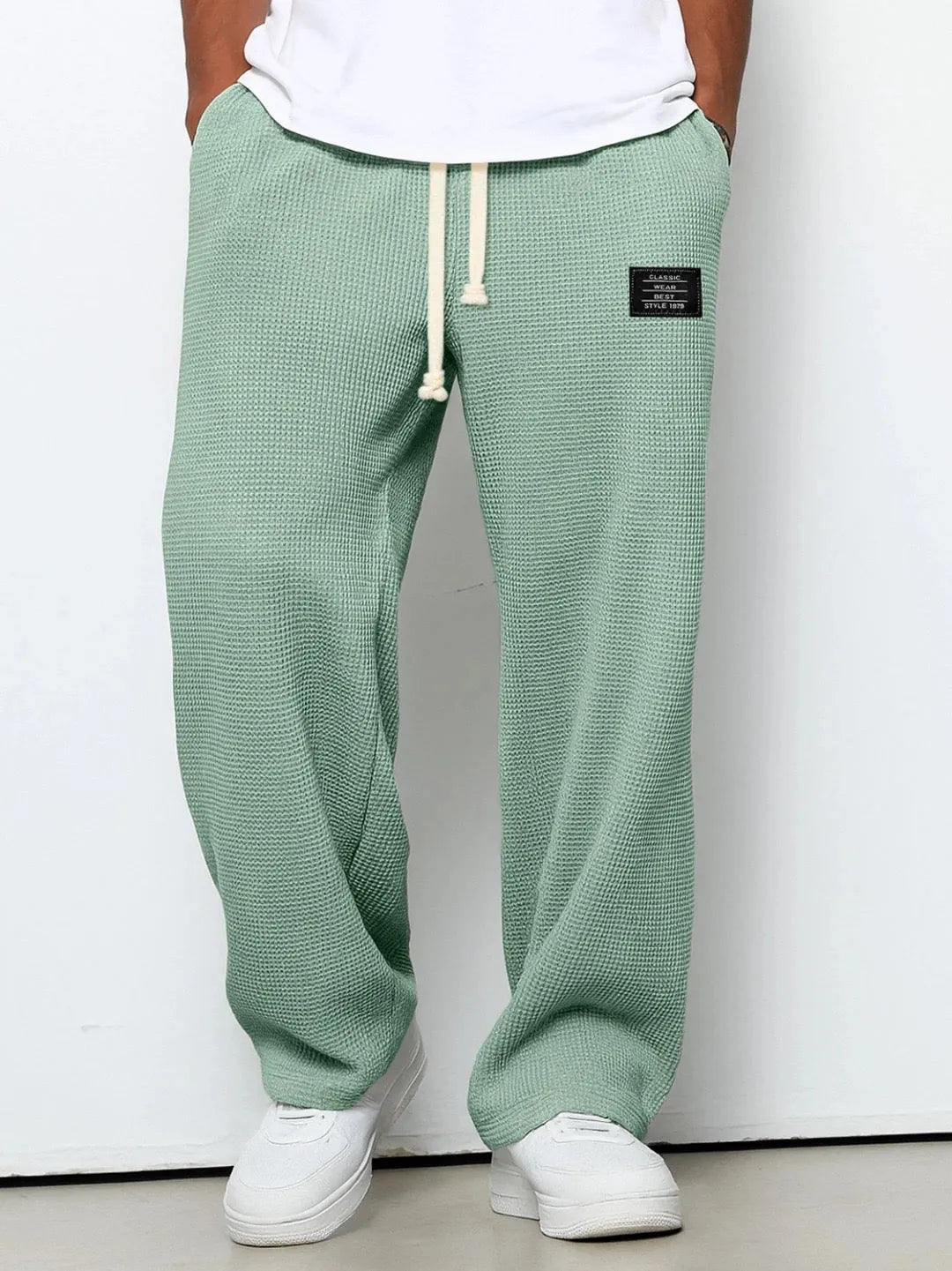 Damien | Pantalon large à taille réglable