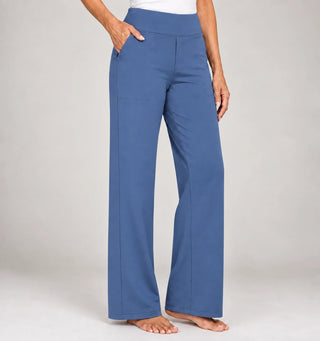 Clarisse | Pantalon large stretch taille haute (1+1 OFFERT)