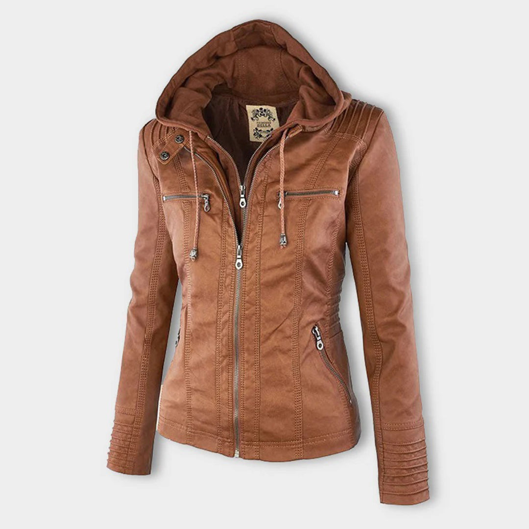 Félicie | Veste en cuir élégante