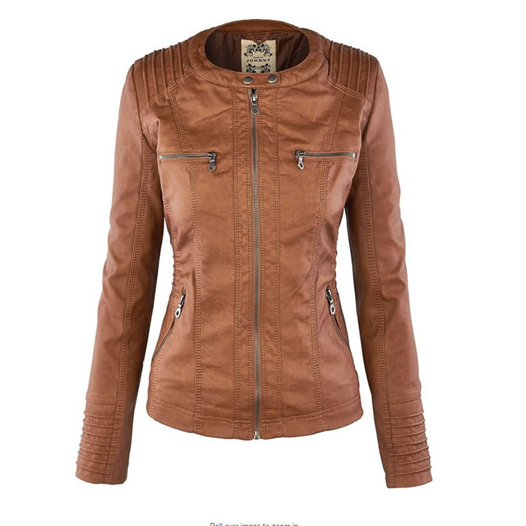 Félicie | Veste en cuir élégante
