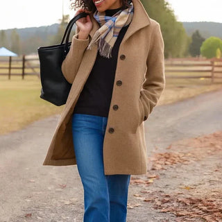 Gabrielle | Manteau classique boutonné