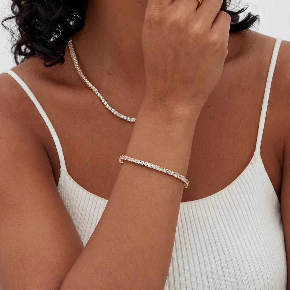 Valeria – Moissanite tennis bracelet