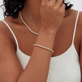 Valeria – Moissanite tennis bracelet