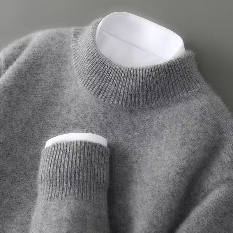 Arlington | Pull chic en cachemire à col montant