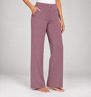 Clarisse | Pantalon large stretch taille haute (1+1 OFFERT)