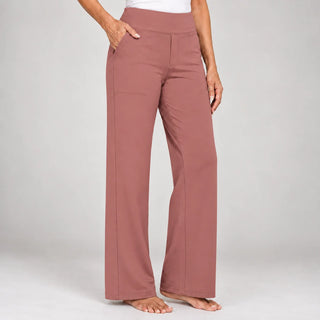 Clarisse | Pantalon large stretch taille haute (1+1 OFFERT)