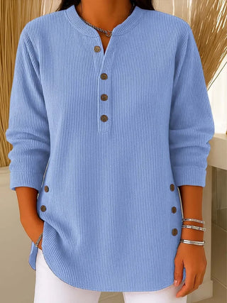 Livia | Pull douillet aux détails boutonnés subtils