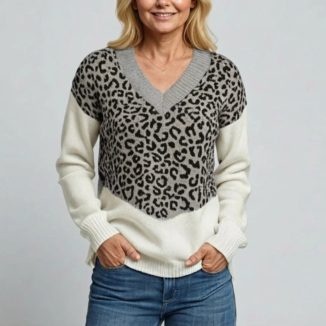 Isa | Pull léopard chic