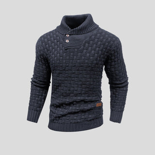 Félix | Pull col châle en maille texturée