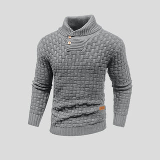Félix | Pull col châle en maille texturée