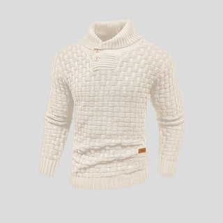 Félix | Pull col châle en maille texturée