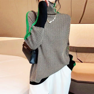 Clémence | Pull col roulé chic en cachemire