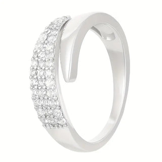 Elina | Bague élégante ornée de pierres scintillantes