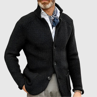 Pascal | Cardigan en maille à col montant