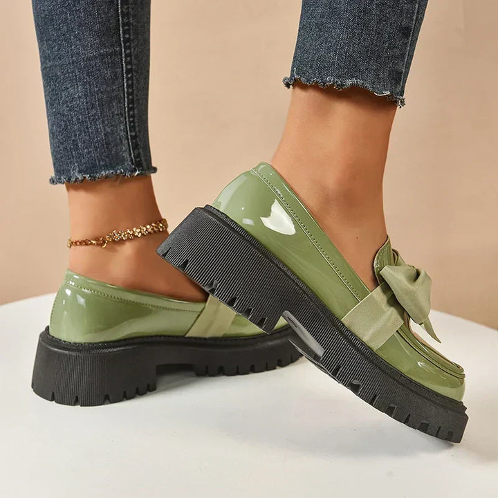 Valentina | Bow Moccasins