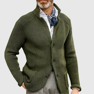 Pascal | Cardigan en maille à col montant