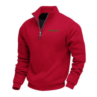 Maxence | Sweat demi-zippé col montant