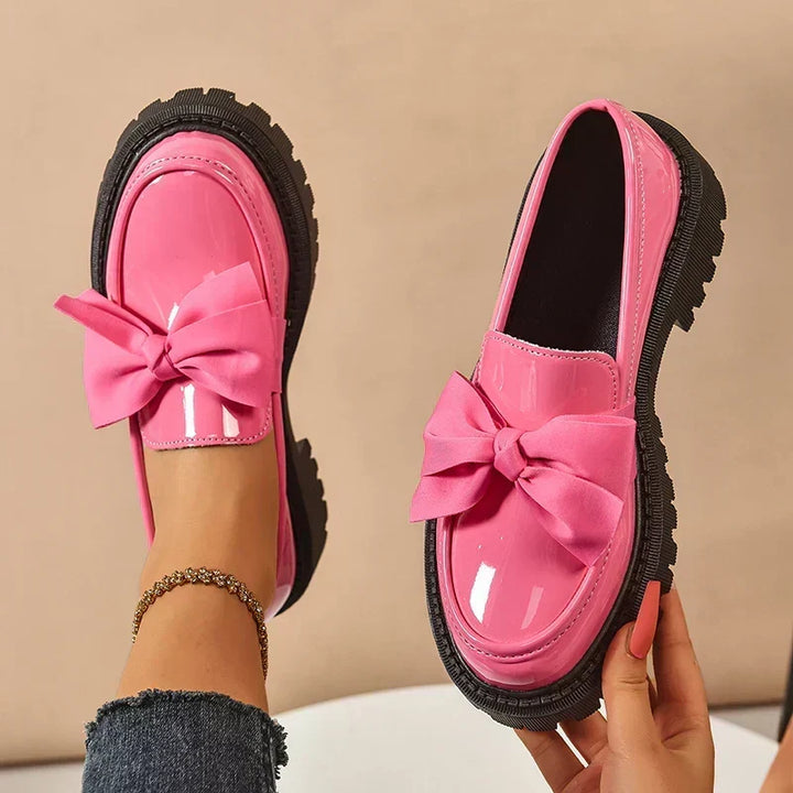 Valentina | Bow Moccasins