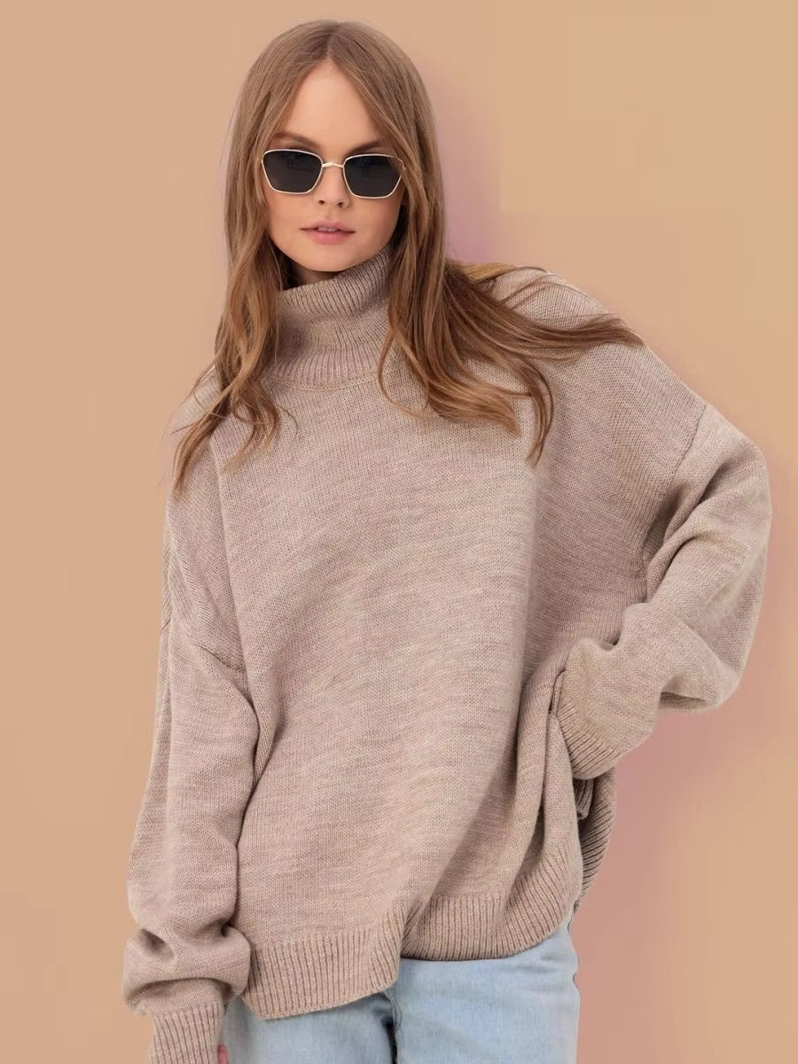 Augustine | Pull oversize col montant à fentes