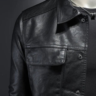 Ambroise | Veste effet cuir style trucker