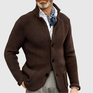 Pascal | Cardigan en maille à col montant