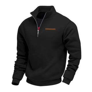 Maxence | Sweat demi-zippé col montant