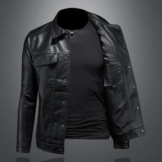 Ambroise | Veste effet cuir style trucker