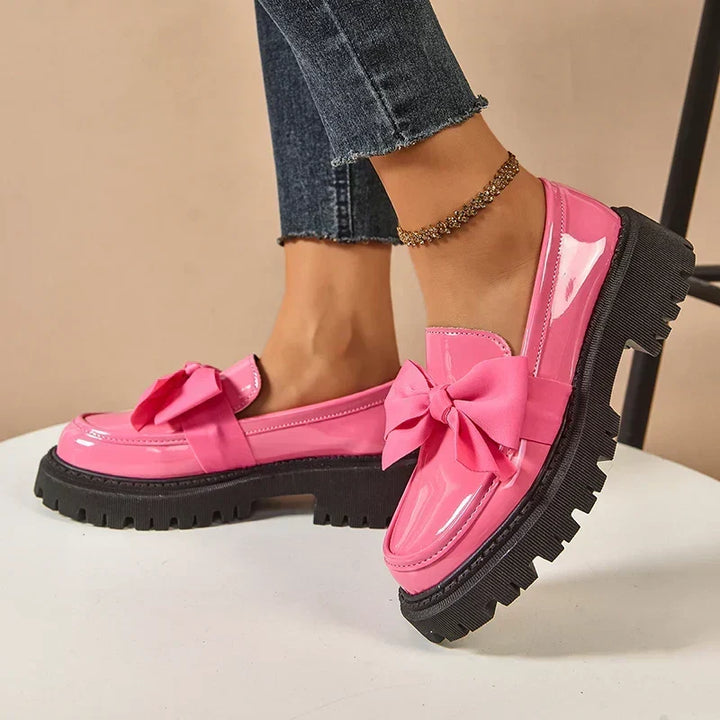Valentina | Bow Moccasins