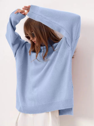 Augustine | Pull oversize col montant à fentes