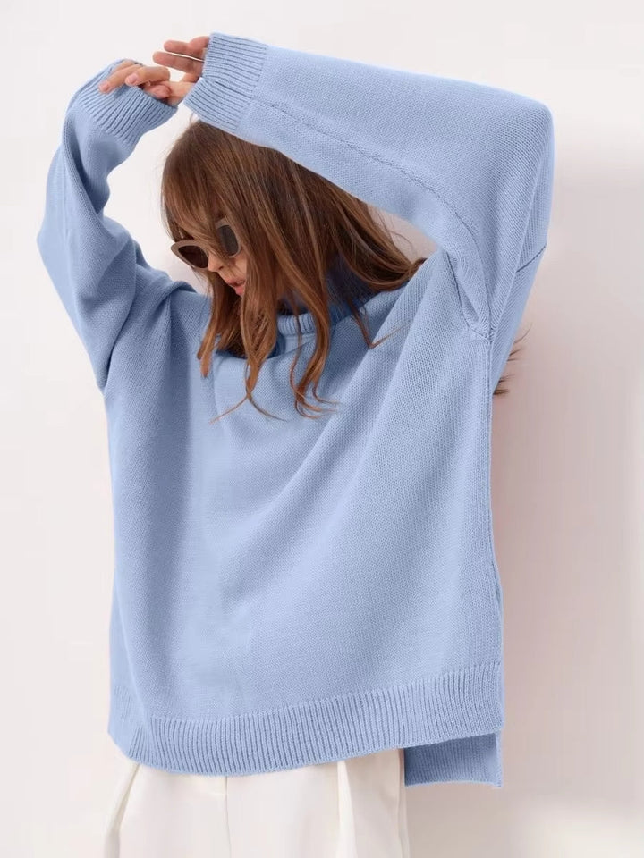 Augustine | Pull oversize col montant à fentes