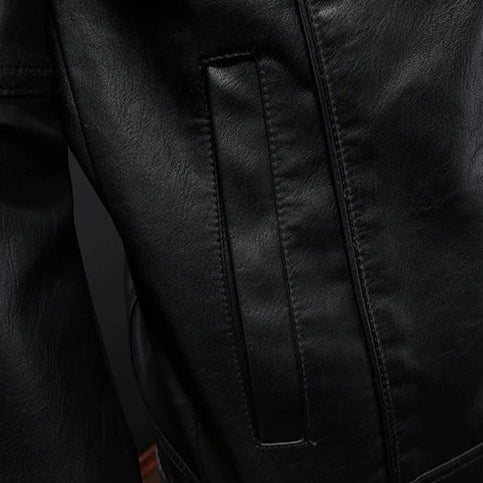 Ambroise | Veste effet cuir style trucker